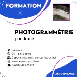Formation drone photogrammétrie tarn aveyron loiret
