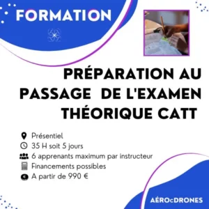Formation drone préparation examen théorique CATT